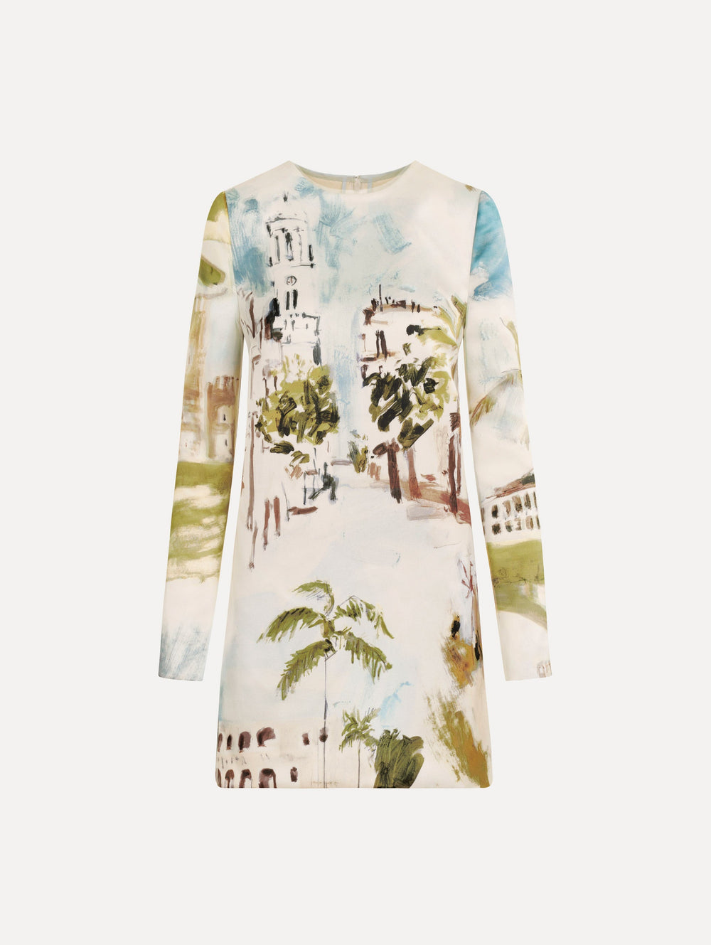 Oscar de la Renta Dominican Landscape Shift Dress