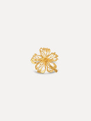Oscar de la Renta Openwork Hibiscus Ring