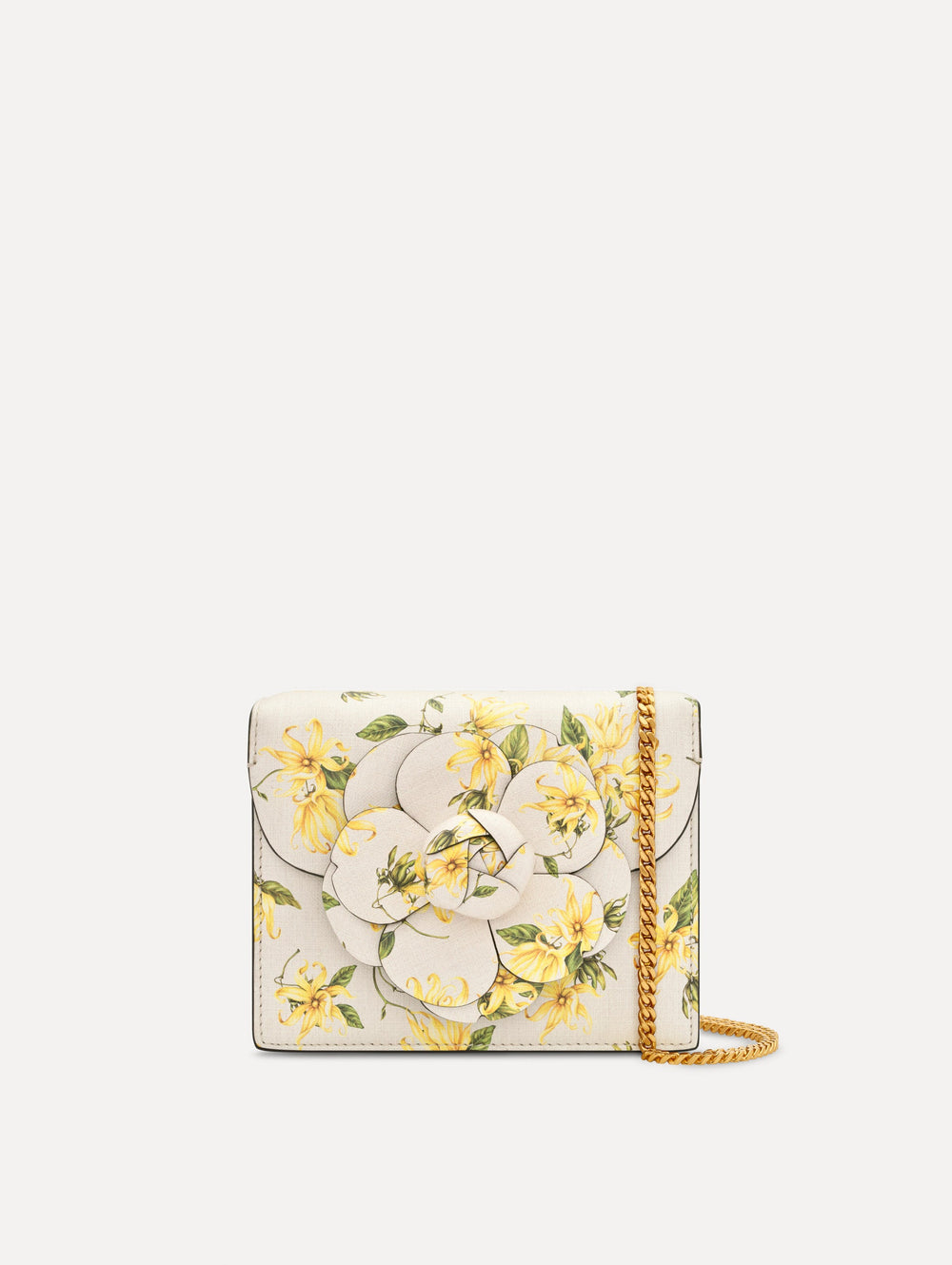 Oscar de la Renta Ylang Ylang Printed Mini TRO Bag