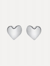 Oscar de la Renta Heart Clip-On Earrings