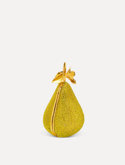 Oscar de la Renta Crystal Pavé Pear Minaudière