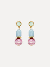Oscar de la Renta Sea Glass Drop Clip-On Earrings
