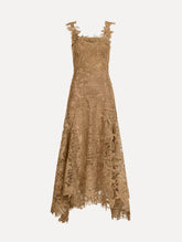 Oscar de la Renta Dominican Landscape Guipure Dress