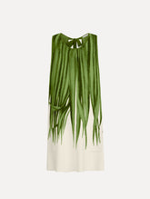 Oscar de la Renta Palm Leaves Jacquard Shift Dress