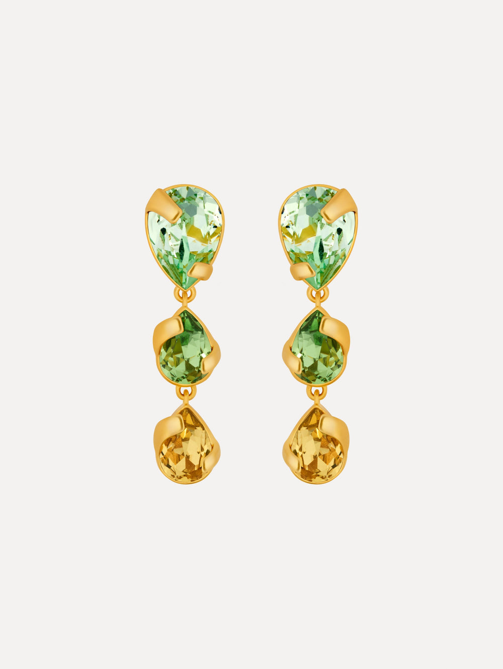 Oscar de la Renta Pear-Cut Drop Earrings