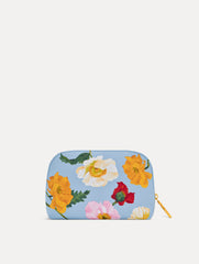 Oscar de la Renta Poppy-Printed Small Cosmetic Case