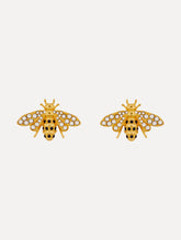 Oscar de la Renta Bee Clip-On Earrings