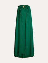 Oscar de la Renta Cyclamen-Detailed Georgette Caftan