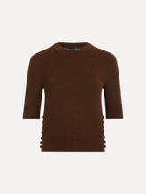 Oscar de la Renta Button-Detail Pullover