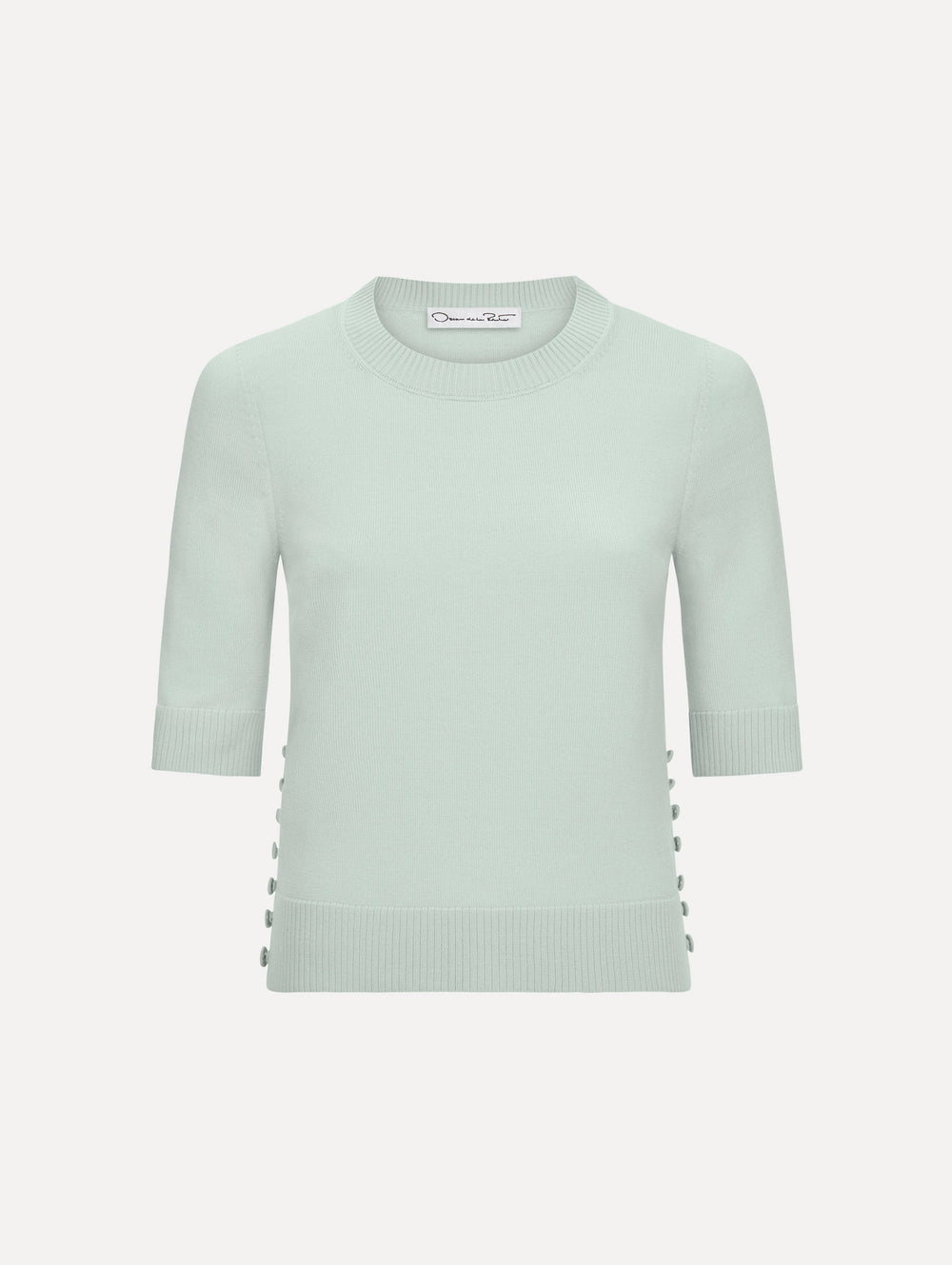 Oscar de la Renta Button-Detail Pullover