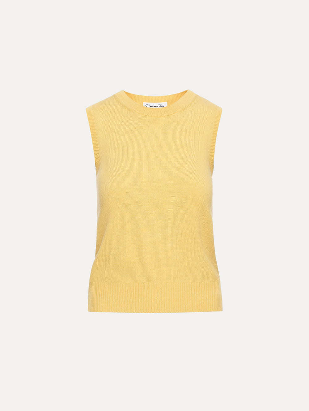 Oscar de la Renta Virgin Wool Tank