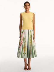 Oscar de la Renta Virgin Wool Tank