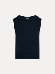 Oscar de la Renta Wool Cropped Tank