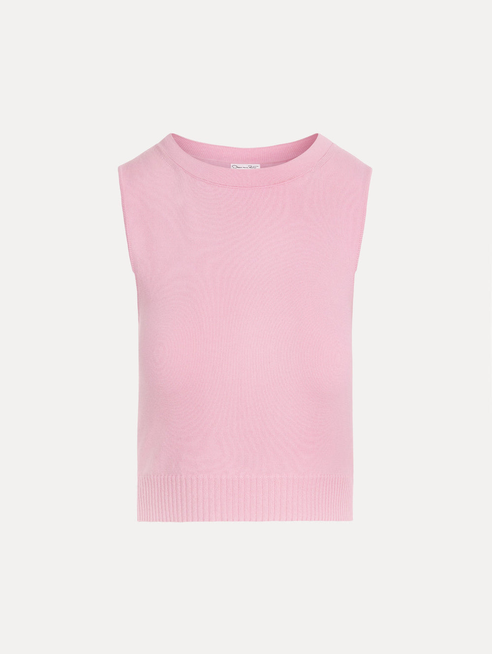 Oscar de la Renta Wool Cropped Tank