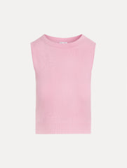 Oscar de la Renta Wool Cropped Tank