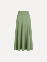 Oscar de la Renta Silk Georgette Midi Skirt