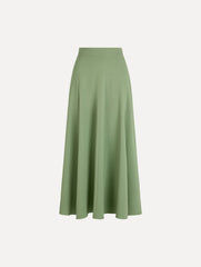 Oscar de la Renta Silk Georgette Midi Skirt