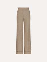 Oscar de la Renta Wool-Blend Wide-Leg Pant