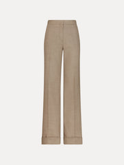 Oscar de la Renta Wool-Blend Wide-Leg Pant