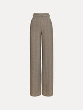 Oscar de la Renta Chevron Cashmere-Blend Pant