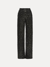 Oscar de la Renta Floating Sequin Pant