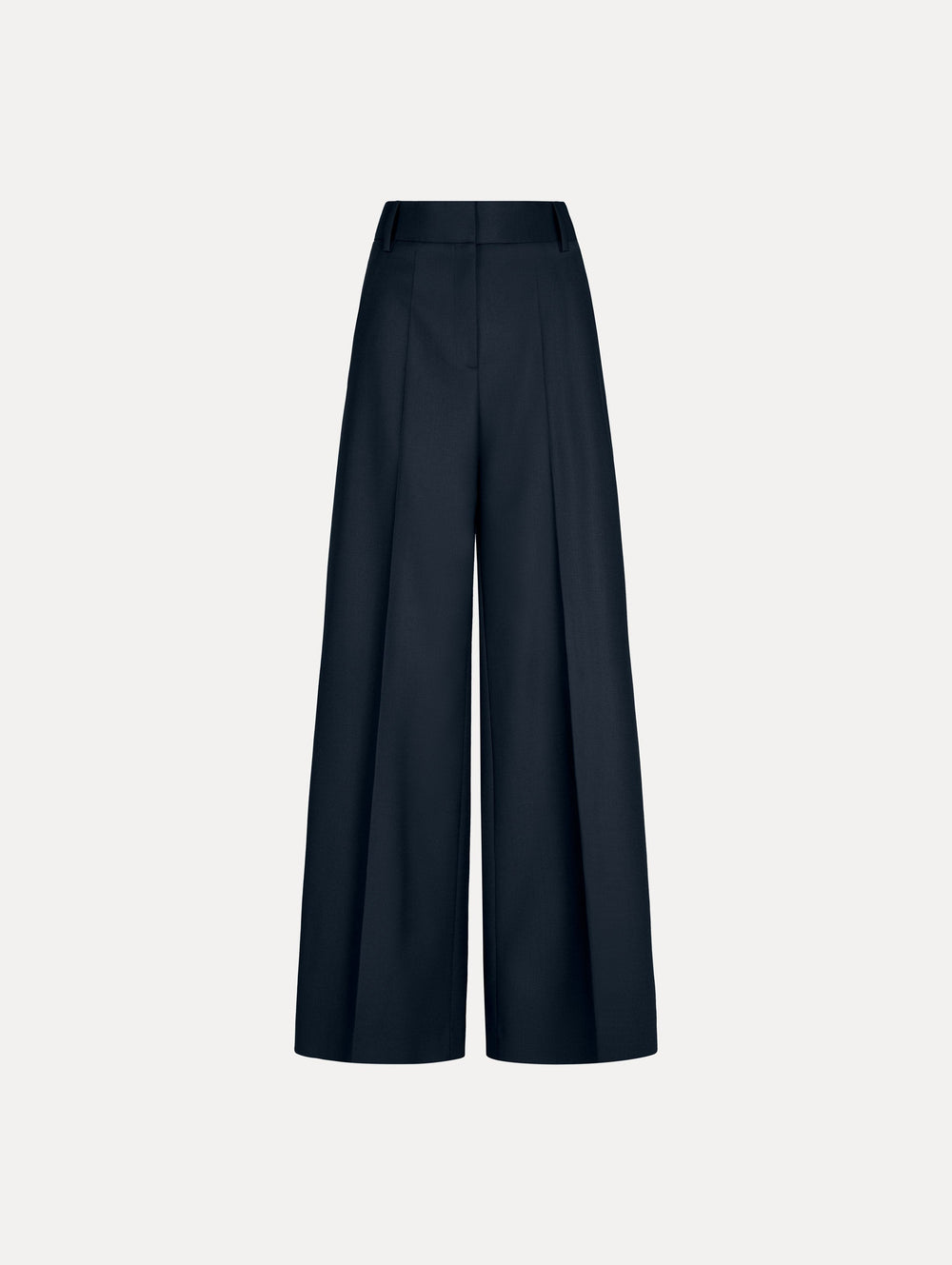 Oscar de la Renta Wide-Leg Wool-Blend Pant
