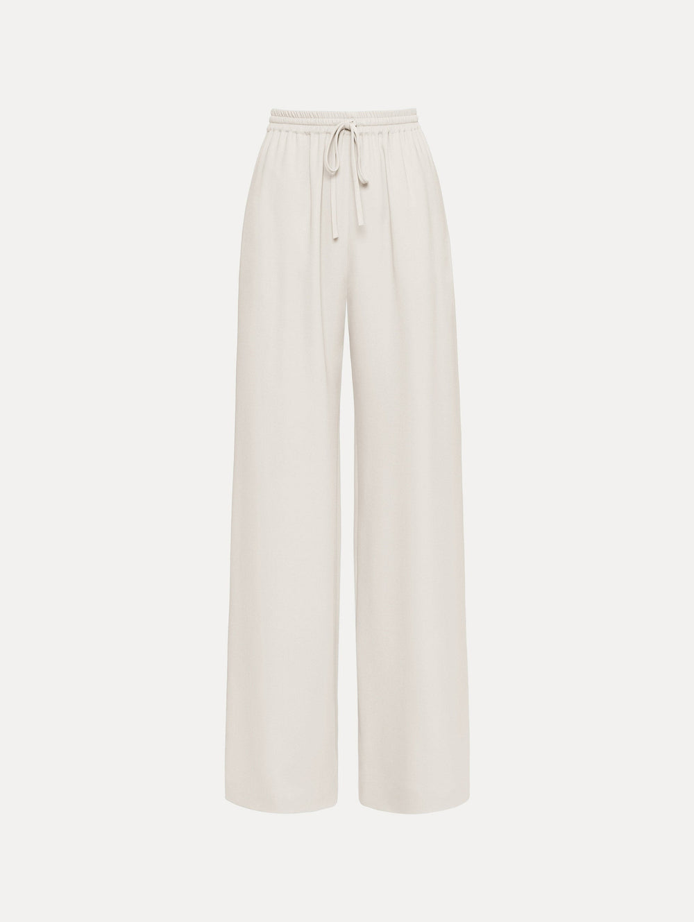 Oscar de la Renta Silk Georgette Drawstring Pant