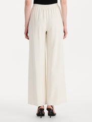 Oscar de la Renta Silk Georgette Drawstring Pant