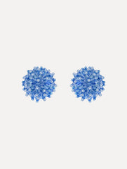 Oscar de la Renta Beaded Cluster Earrings