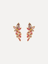 Oscar de la Renta Navette Crystal Drop Earrings