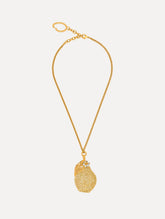 Oscar de la Renta Pavé Pear Pendant Necklace