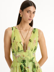 Oscar de la Renta Rattan Chancelier Pendant Necklace