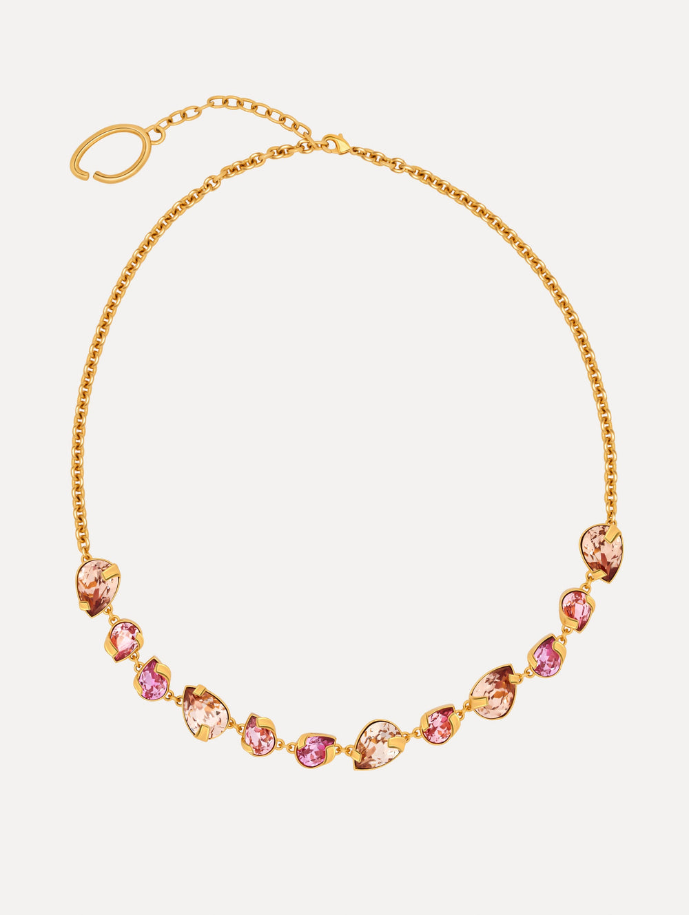 Oscar de la Renta Pear-Cut Cluster Necklace