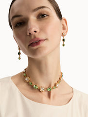 Oscar de la Renta Faceted Crystal Necklace