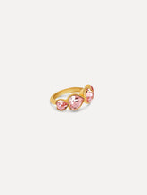 Oscar de la Renta Crystal Heart Ring