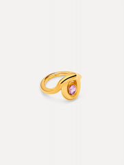 Oscar de la Renta Looped Oval Ring
