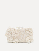 Oscar de la Renta Cherry Blossom Embroidered O Minaudière