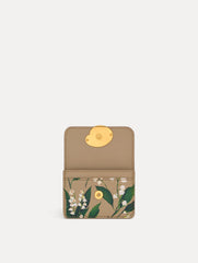 Oscar de la Renta Lily of the Valley–Printed Card Case