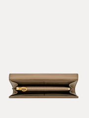 Oscar de la Renta Lily of the Valley-Printed Continental Wallet
