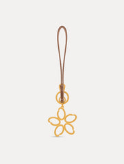 Oscar de la Renta O Flower Wristlet Key Chain