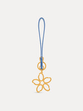 Oscar de la Renta O Flower Wristlet Key Chain