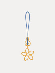 Oscar de la Renta O Flower Wristlet Key Chain