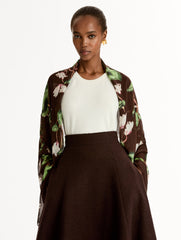 Oscar de la Renta Chiné Cyclamen Modal Cashmere Scarf