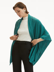 Oscar de la Renta Wool-Blend Shawl