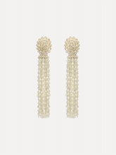 Oscar de la Renta Tassel Clip-On Earrings