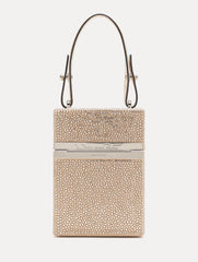 Oscar de la Renta Crystal Pavé Alibi Top Handle Bag