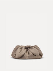 Oscar de la Renta Mini Satin Bow Clutch
