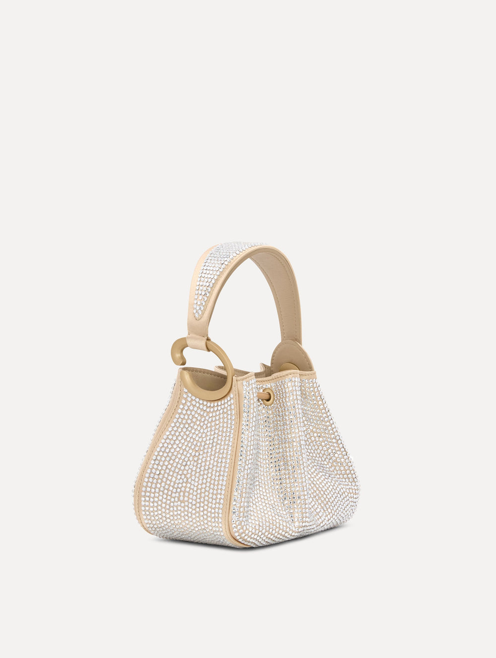Oscar de la Renta Nano Crystal Pavé O Handle Bag