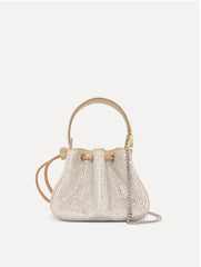 Oscar de la Renta Nano Crystal Pavé O Handle Bag
