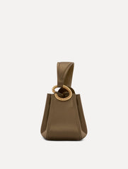Oscar de la Renta Crystal Pavé Nano O Handle Bag